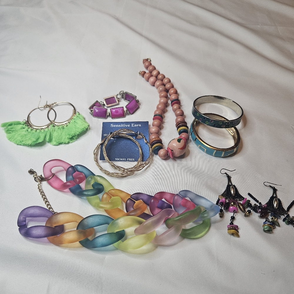 Colorful Women's Jewelry Set